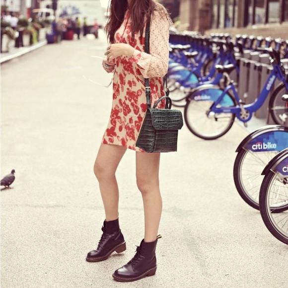 Dr. Martens Brown Leather Clemency Boots 10 - Picture 11 of 12